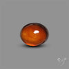 Hessonite Garnet Cabochon Gemmy Deep Red