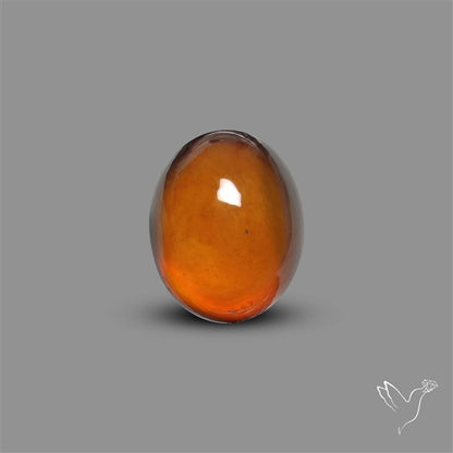 Hessonite Garnet Cabochon Gemmy Deep Red