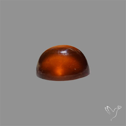 Hessonite Garnet Cabochon Gemmy Deep Red