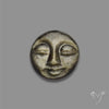 Goldsheen Obsidian Moonface Carving