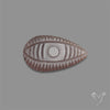 Grey Moonstone Evil Eye Carving