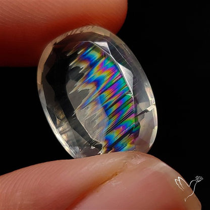 Rare Malawi Moonstone Faceted Portrait Cut