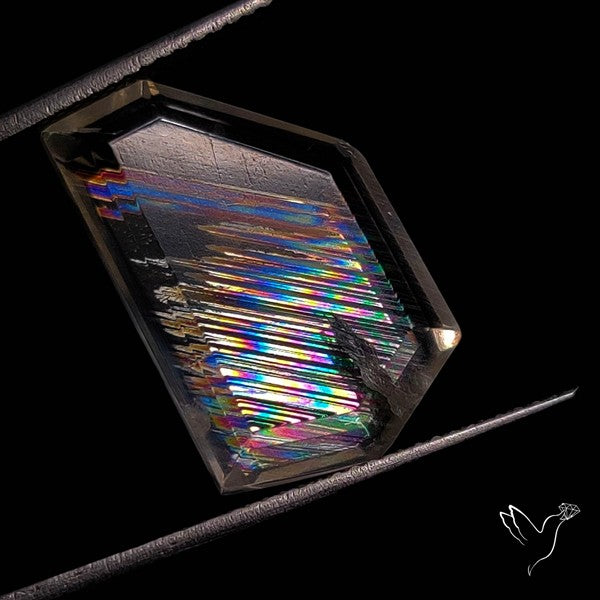 Rare Malawi Moonstone Faceted Portrait Cut