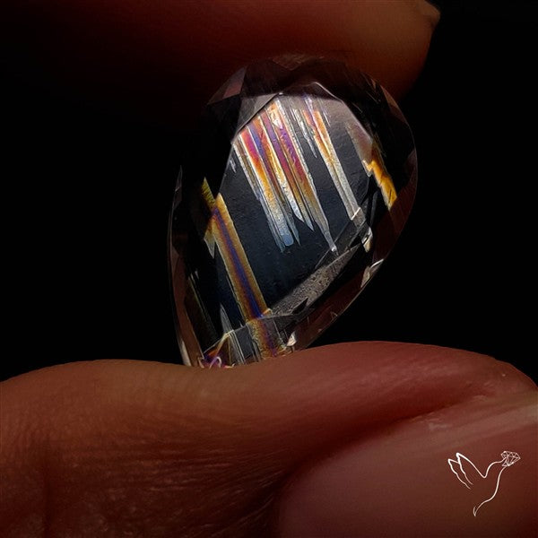 Rare Malawi Moonstone Faceted Portrait Cut