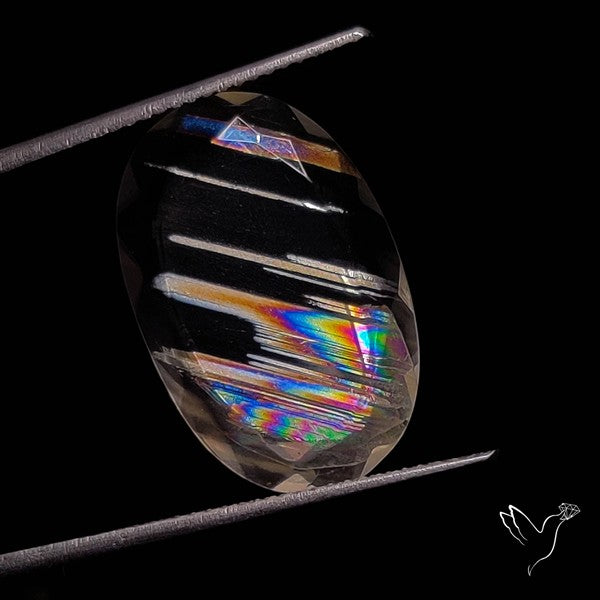 Rare Malawi Moonstone Faceted Portrait Cut
