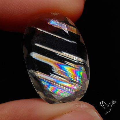Rare Malawi Moonstone Faceted Portrait Cut