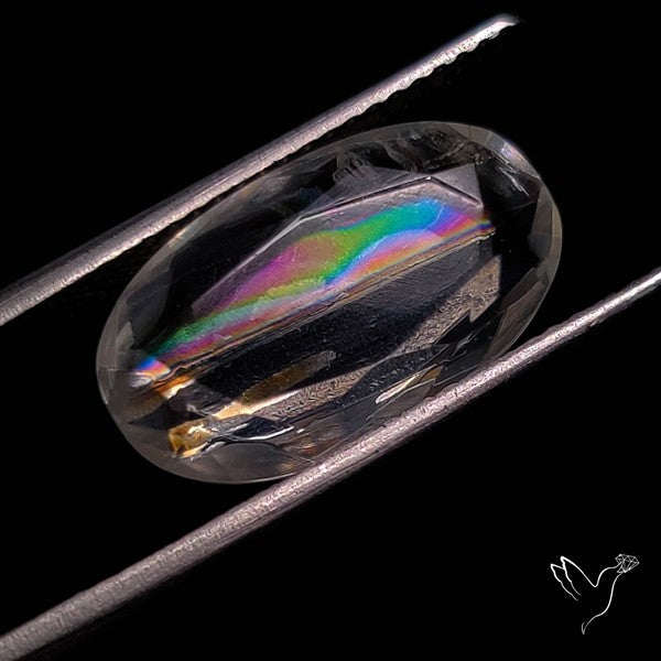 Rare Malawi Moonstone Faceted Portrait Cut