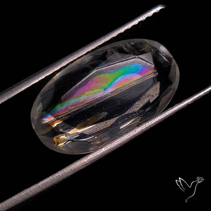 Rare Malawi Moonstone Faceted Portrait Cut