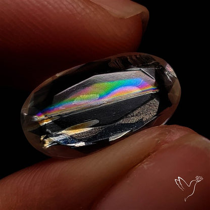 Rare Malawi Moonstone Faceted Portrait Cut