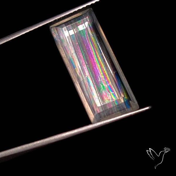 Rare Malawi Moonstone Faceted Portrait Cut