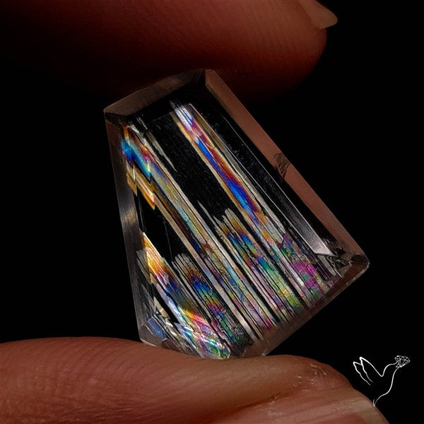 Rare Malawi Moonstone Faceted Portrait Cut