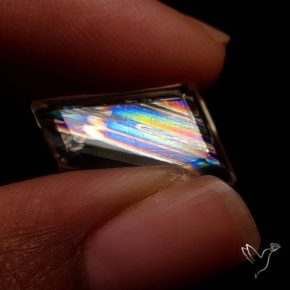 Rare Malawi Moonstone Faceted Portrait Cut
