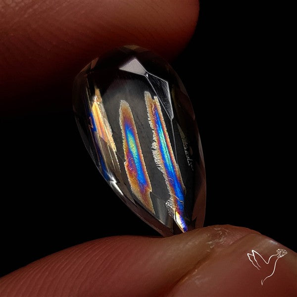 Rare Malawi Moonstone Faceted Portrait Cut