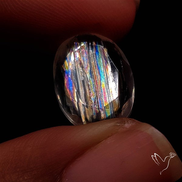 Rare Malawi Moonstone Faceted Portrait Cut