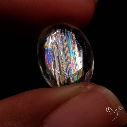 Rare Malawi Moonstone Faceted Portrait Cut