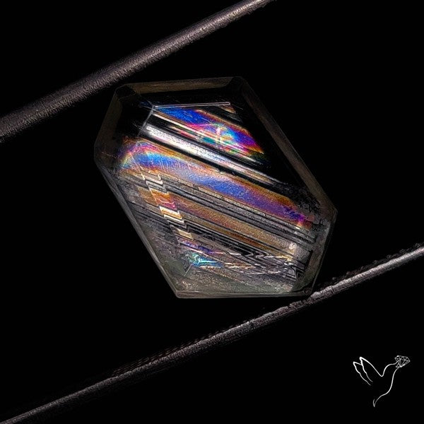Rare Malawi Moonstone Faceted Portrait Cut