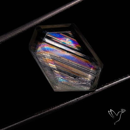 Rare Malawi Moonstone Faceted Portrait Cut