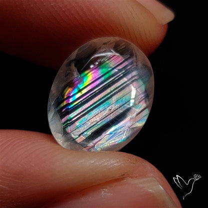 Rare Malawi Moonstone Faceted Portrait Cut