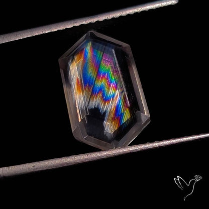 Rare Malawi Moonstone Faceted Portrait Cut