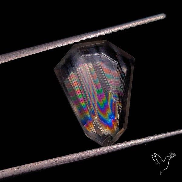 Rare Malawi Moonstone Faceted Portrait Cut