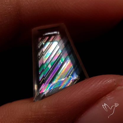 Rare Malawi Moonstone Faceted Portrait Cut