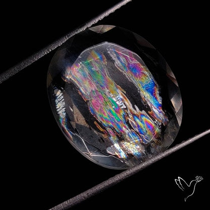 Rare Malawi Moonstone Faceted Portrait Cut