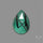 Black Tourmalinated Quartz Chrome Chalcedony Doublet Rose Cut