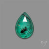 Black Tourmalinated Quartz Chrome Chalcedony Doublet Rose Cut
