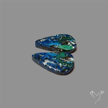 Azurite And Chrysocolla Pair