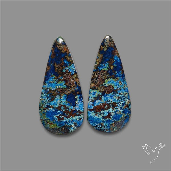Azurite Pair