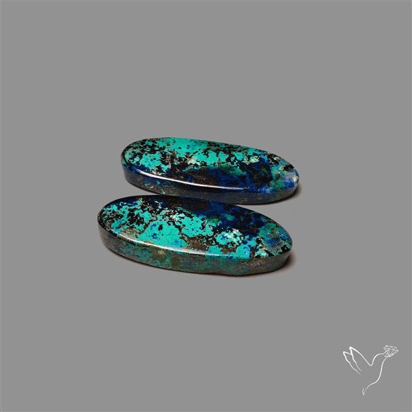 Azurite And Chrysocolla Pair