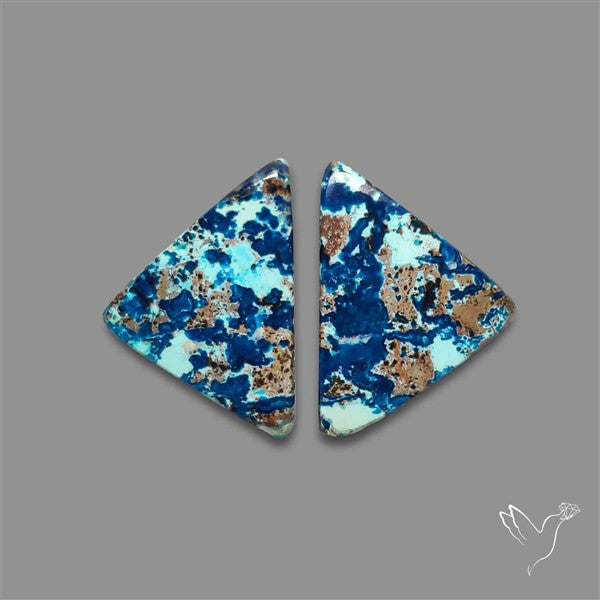 Azurite And Chrysocolla Pair