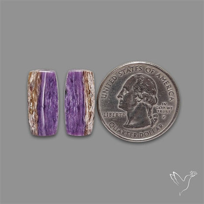 Charoite Pair