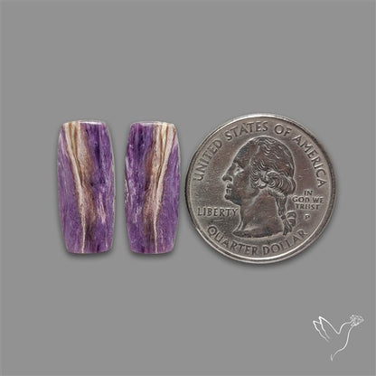Charoite Pair