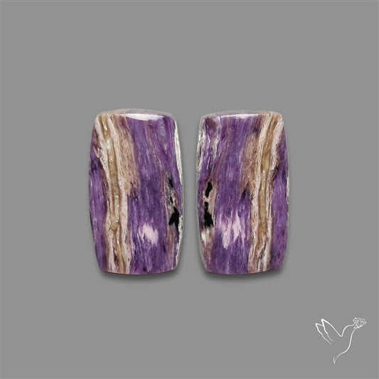 Charoite Pair