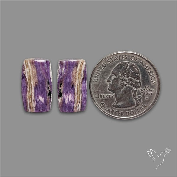 Charoite Pair