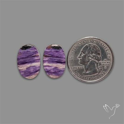 Charoite Pair
