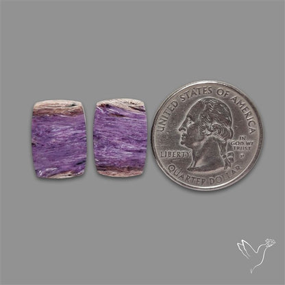 Charoite Pair