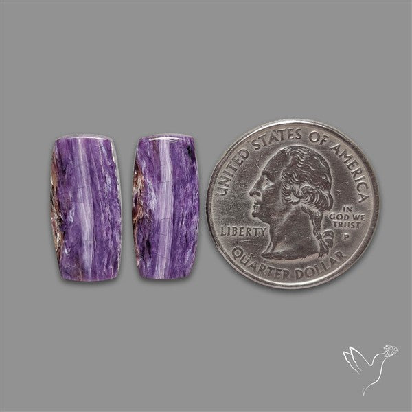 Charoite Pair