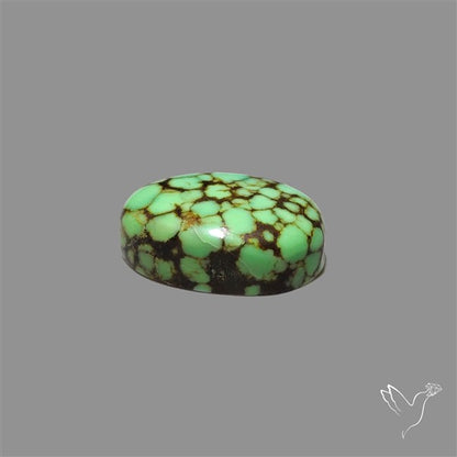 Rare Natural Green Hubei Turquoise Cabochon