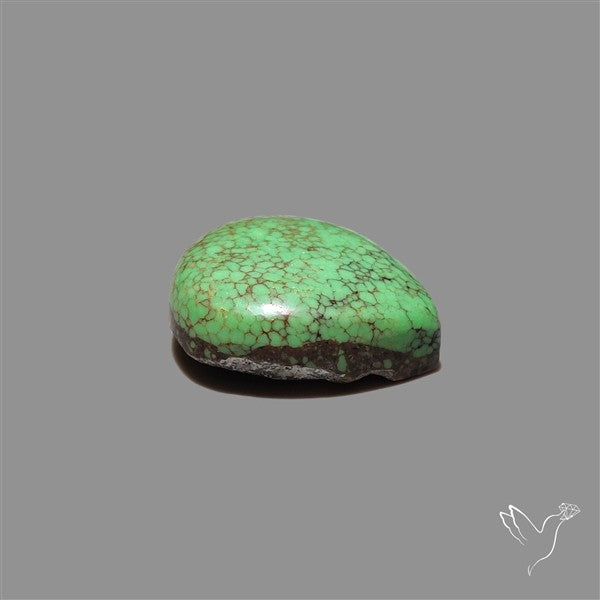 Rare Natural Green Hubei Turquoise Cabochon