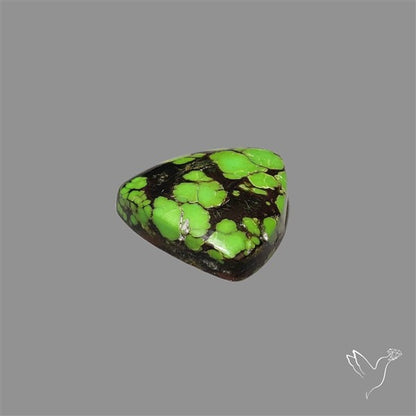 Rare Natural Green Hubei Turquoise Cabochon