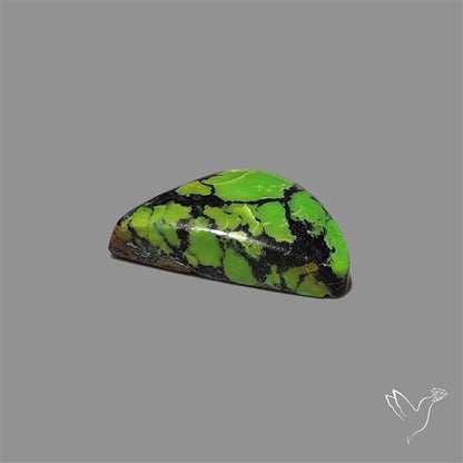 Rare Natural Green Hubei Turquoise Cabochon