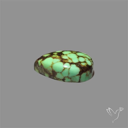 Rare Natural Green Hubei Turquoise Cabochon