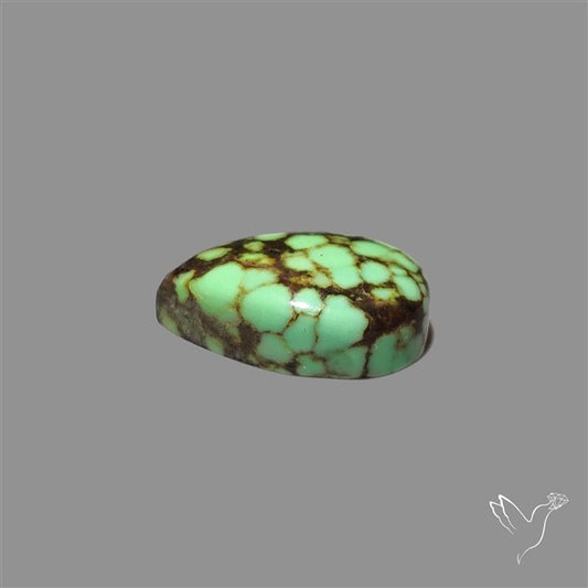 Rare Natural Green Hubei Turquoise Cabochon