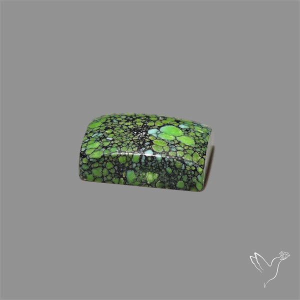 Rare Natural Green Hubei Turquoise Cabochon
