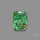 Rare Natural Green Hubei Turquoise Cabochon