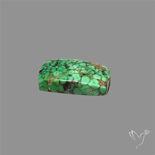 Rare Natural Green Hubei Turquoise Cabochon