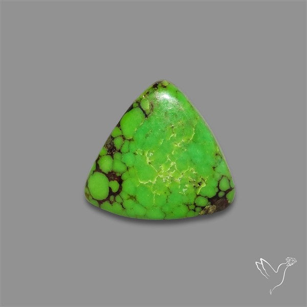 Rare Natural Green Hubei Turquoise Cabochon