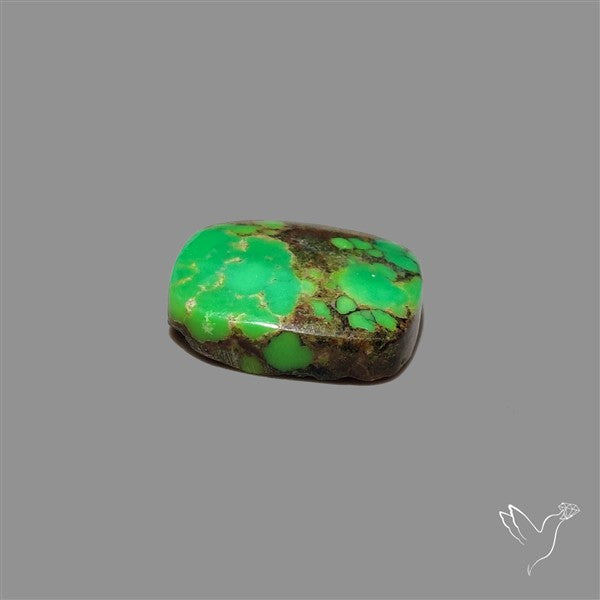 Rare Natural Green Hubei Turquoise Cabochon